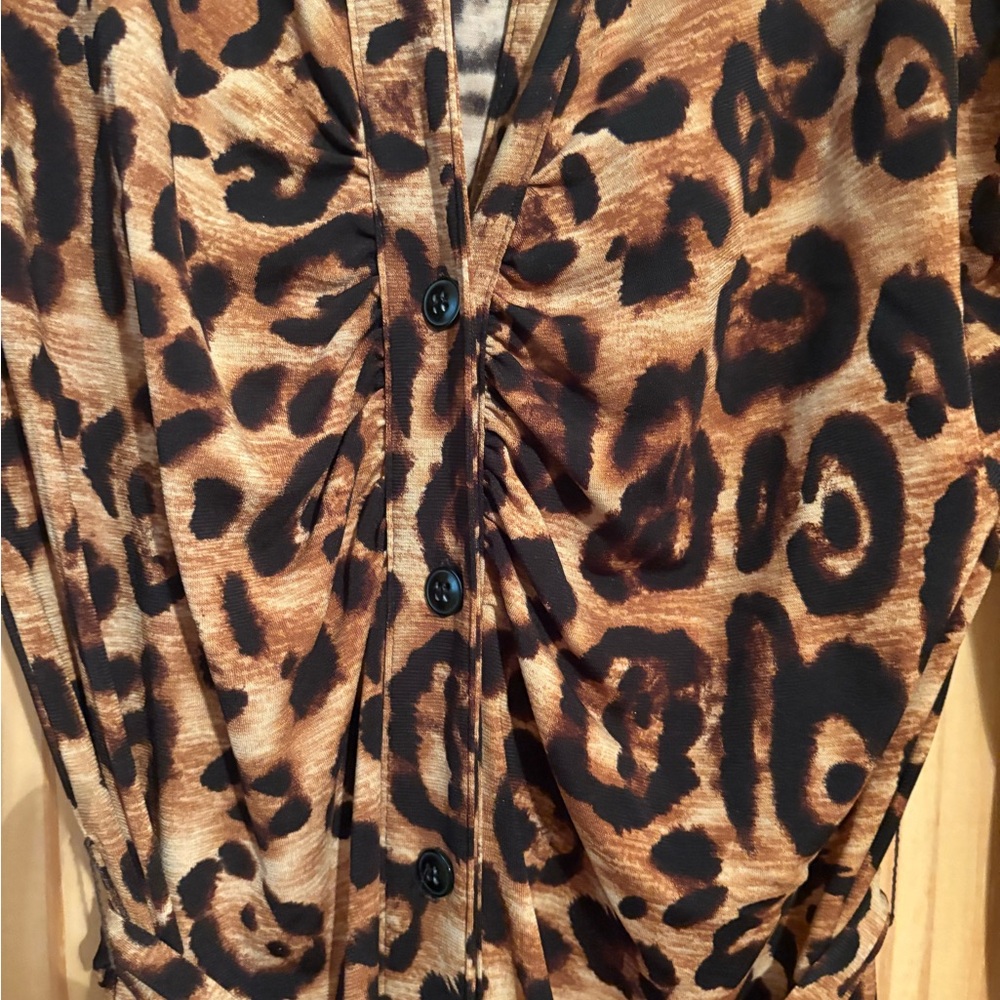 Leopard print dress